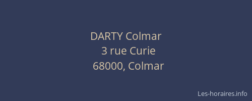DARTY Colmar