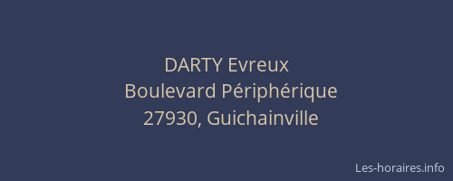 DARTY Evreux