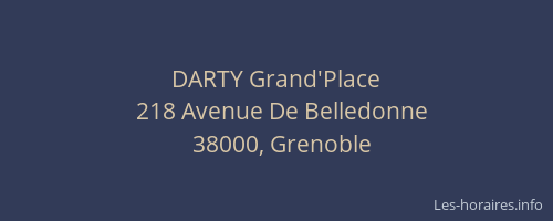DARTY Grand'Place
