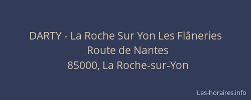DARTY - La Roche Sur Yon Les Flâneries