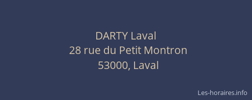 DARTY Laval