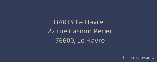 DARTY Le Havre