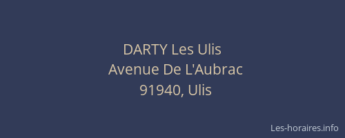 DARTY Les Ulis
