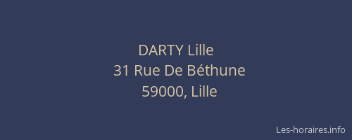 DARTY Lille