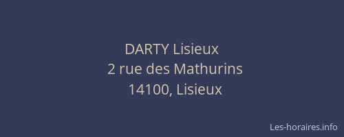 DARTY Lisieux