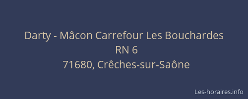 Darty - Mâcon Carrefour Les Bouchardes