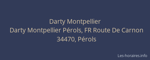 Darty Montpellier