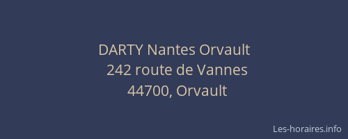 DARTY Nantes Orvault