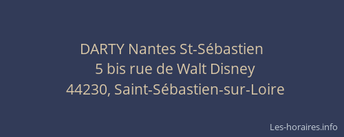 DARTY Nantes St-Sébastien