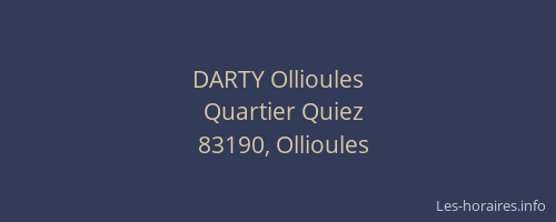 DARTY Ollioules