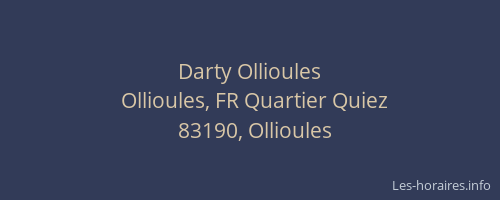 Darty Ollioules