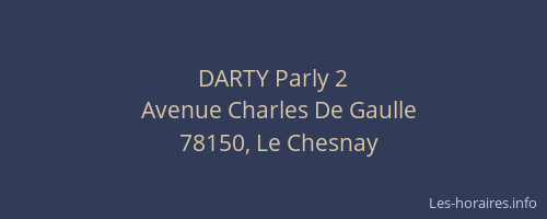 DARTY Parly 2