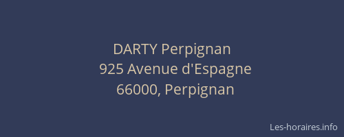DARTY Perpignan