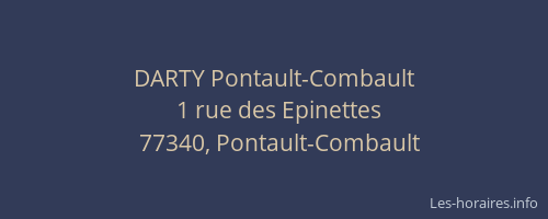 DARTY Pontault-Combault