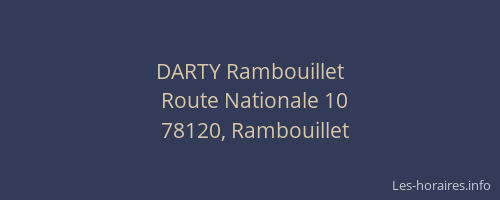 DARTY Rambouillet