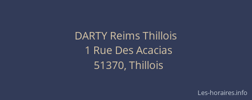 DARTY Reims Thillois