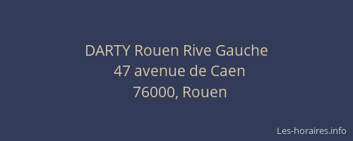 DARTY Rouen Rive Gauche