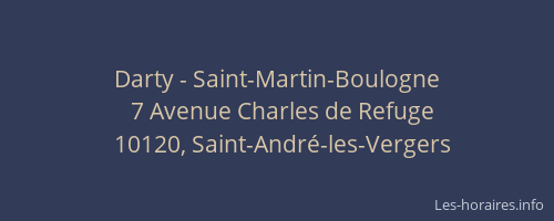 Darty - Saint-Martin-Boulogne