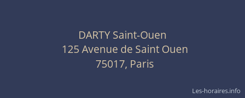 DARTY Saint-Ouen