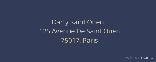 Darty Saint Ouen