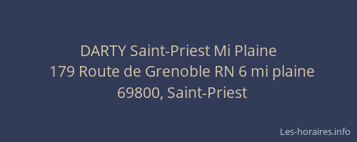DARTY Saint-Priest Mi Plaine
