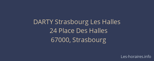 DARTY Strasbourg Les Halles