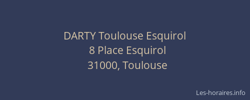 DARTY Toulouse Esquirol