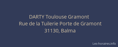 DARTY Toulouse Gramont
