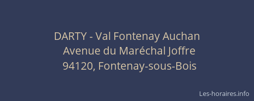 DARTY - Val Fontenay Auchan