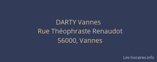 DARTY Vannes