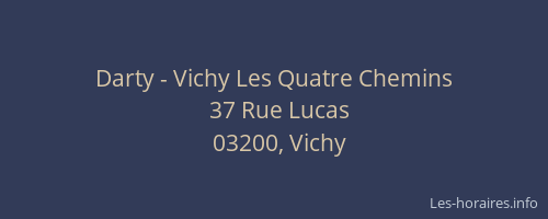 Darty - Vichy Les Quatre Chemins