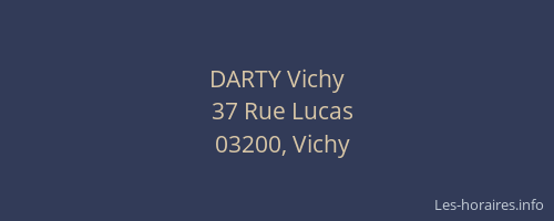 DARTY Vichy