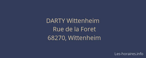 DARTY Wittenheim