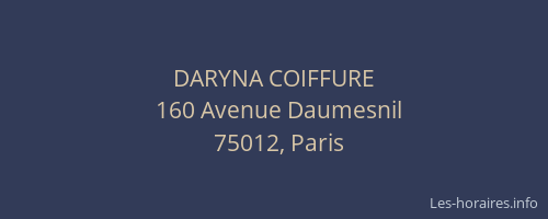 DARYNA COIFFURE