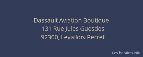 Dassault Aviation Boutique