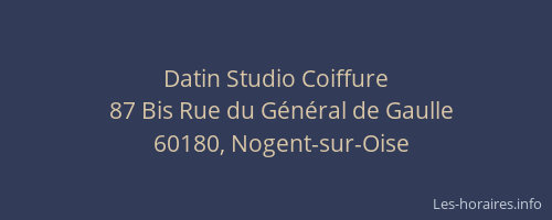 Datin Studio Coiffure