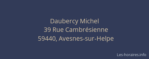 Daubercy Michel