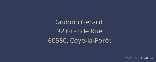 Dauboin Gérard