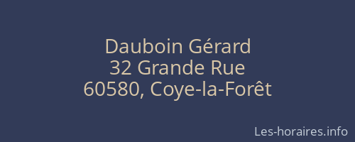 Dauboin Gérard