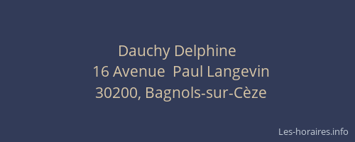 Dauchy Delphine