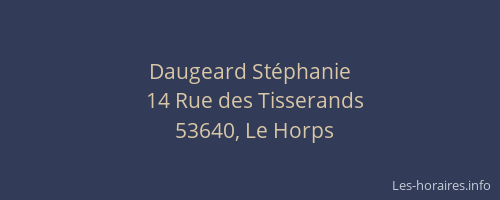 Daugeard Stéphanie
