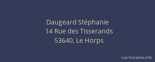 Daugeard St&eacute;phanie