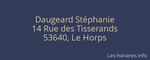 Daugeard Stéphanie