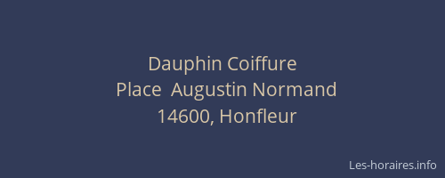 Dauphin Coiffure