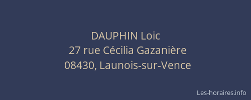 DAUPHIN Loic