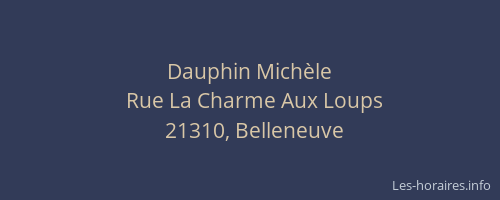Dauphin Mich&egrave;le