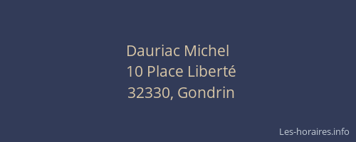 Dauriac Michel