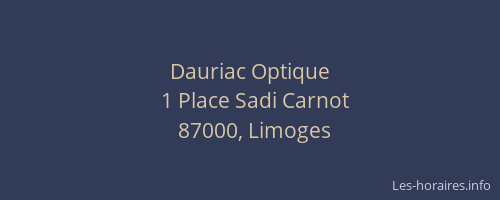 Dauriac Optique