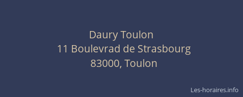 Daury Toulon
