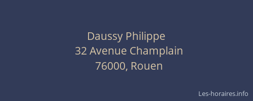 Daussy Philippe